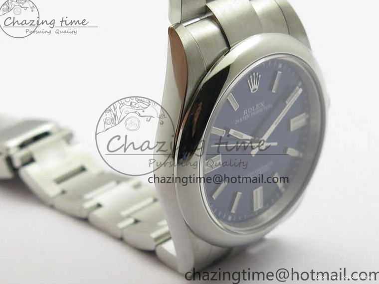Best AAA Replica Sites Bracelet Best Blue 124300 Edition 41mm 2693 Upgraded Perpetual BP Oyster on Maker Dark Dial SS 1103
